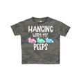 thumbnail image 1 of Inktastic Easter Hanging with My Peeps Pastel Bunnies Gift Toddler Boy or Toddler Girl T-Shirt, 1 of 4