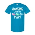 thumbnail image 1 of Inktastic Easter Hanging with My Peeps Pastel Bunnies T-Shirt, 1 of 5