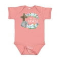 thumbnail image 1 of Inktastic Easter He Has Risen with Cross and Flowers Boys or Girls Baby Bodysuit, 1 of 5