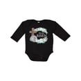 thumbnail image 1 of Inktastic Easter He Has Risen with Cross and Flowers Boys or Girls Long Sleeve Baby Bodysuit, 1 of 5