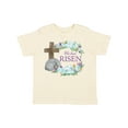 thumbnail image 1 of Inktastic Easter He Has Risen with Cross and Flowers Boys or Girls Toddler T-Shirt, 1 of 5