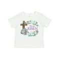 thumbnail image 1 of Inktastic Easter He Has Risen with Cross and Flowers Boys or Girls Toddler T-Shirt, 1 of 5
