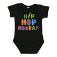 thumbnail image 1 of Inktastic Easter Hip Hop Hooray with Eggs and Carrot Boys or Girls Baby Bodysuit, 1 of 5