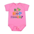 thumbnail image 1 of Inktastic Easter Hip Hop Hooray with Eggs and Carrot Boys or Girls Baby Bodysuit, 1 of 5