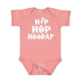thumbnail image 1 of Inktastic Easter Hip Hop Hooray with Eggs and Carrot Boys or Girls Baby Bodysuit, 1 of 5