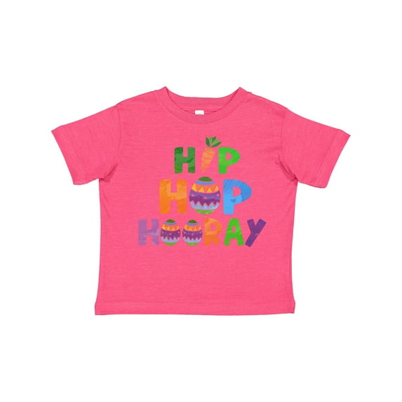 Inktastic Easter Hip Hop Hooray with Eggs and Carrot Boys or Girls Toddler T-Shirt