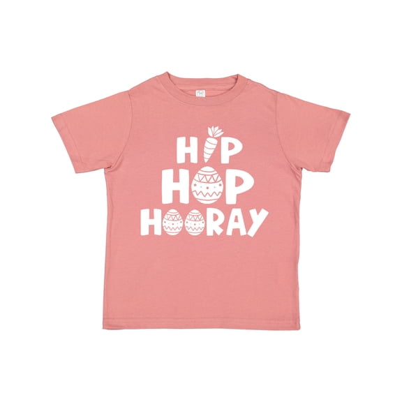 Inktastic Easter Hip Hop Hooray with Eggs and Carrot Boys or Girls Toddler T-Shirt