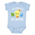 thumbnail image 1 of Inktastic Easter I'm Gonna Be a Big Brother with Green and Blue Eggs Boys Baby Bodysuit, 1 of 5