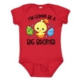 thumbnail image 1 of Inktastic Easter I'm Gonna Be a Big Brother with Green and Blue Eggs Boys Baby Bodysuit, 1 of 5