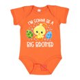thumbnail image 1 of Inktastic Easter I'm Gonna Be a Big Brother with Green and Blue Eggs Boys Baby Bodysuit, 1 of 5