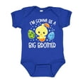 thumbnail image 1 of Inktastic Easter I'm Gonna Be a Big Brother with Green and Blue Eggs Boys Baby Bodysuit, 1 of 5