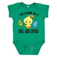 thumbnail image 1 of Inktastic Easter I'm Gonna Be a Big Brother with Green and Blue Eggs Boys Baby Bodysuit, 1 of 5