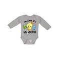 thumbnail image 1 of Inktastic Easter I'm Gonna Be a Big Brother with Green and Blue Eggs Boys Long Sleeve Baby Bodysuit, 1 of 5