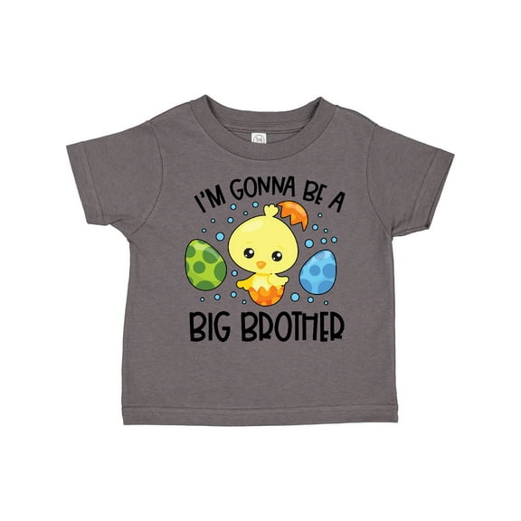 Inktastic Easter I'm Gonna Be a Big Brother with Green and Blue Eggs Boys Toddler T-Shirt