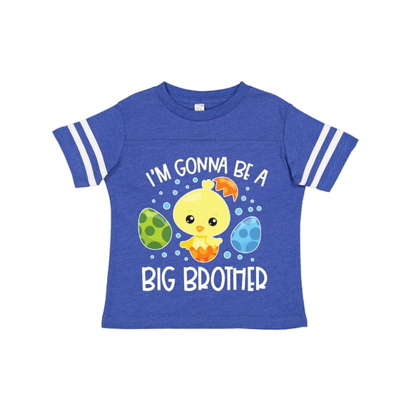 Inktastic Easter I'm Gonna Be a Big Brother with Green and Blue Eggs Boys Toddler T-Shirt