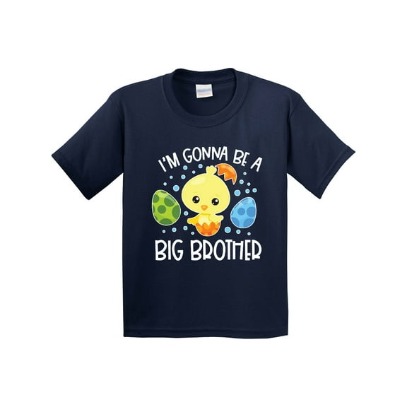 Inktastic Easter I'm Gonna Be a Big Brother with Green and Blue Eggs Youth T-Shirt