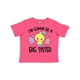 thumbnail image 1 of Inktastic Easter I'm Gonna Be a Big Sister with Purple and Pink Eggs Girls Toddler T-Shirt, 1 of 5