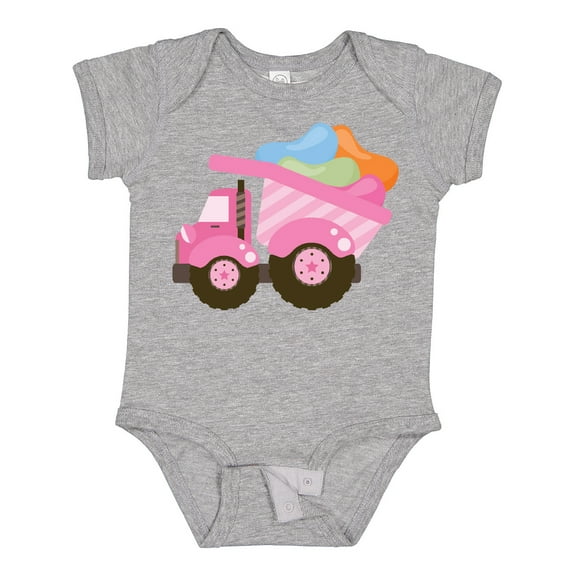 Inktastic Easter Jelly Bean Truck Girls Baby Bodysuit