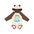 thumbnail image 1 of Inktastic Easter Jesus Loves Me with Cross and Flowers Boys or Girls Long Sleeve Baby Bodysuit, 1 of 5