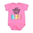 thumbnail image 1 of Inktastic Easter Just Hangin' with My Peeps Boys or Girls Baby Bodysuit, 1 of 5