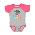 thumbnail image 1 of Inktastic Easter Just Hangin' with My Peeps Boys or Girls Baby Bodysuit, 1 of 5