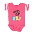 thumbnail image 1 of Inktastic Easter Just Hangin' with My Peeps Boys or Girls Baby Bodysuit, 1 of 5