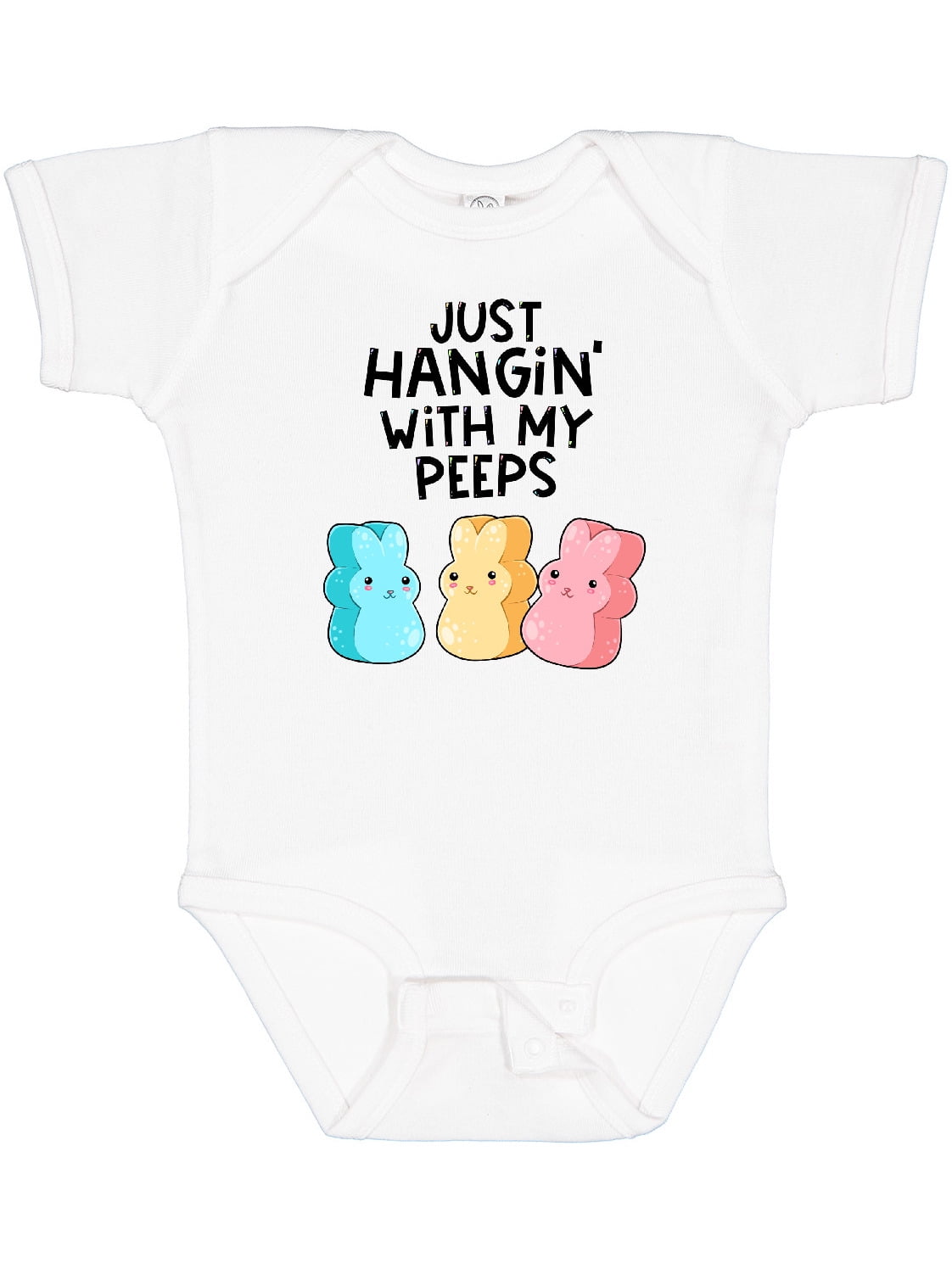 Inktastic Easter Just Hangin' with My Peeps Boys or Girls Baby Bodysuit