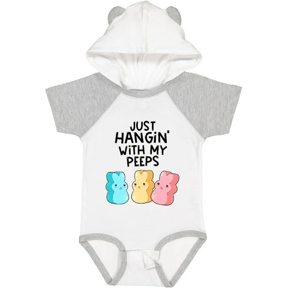 Inktastic Easter Just Hangin' with My Peeps Boys or Girls Baby Bodysuit