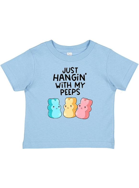 Easter Just Hangin' with My Peeps Boys or Girls Baby T-Shirt