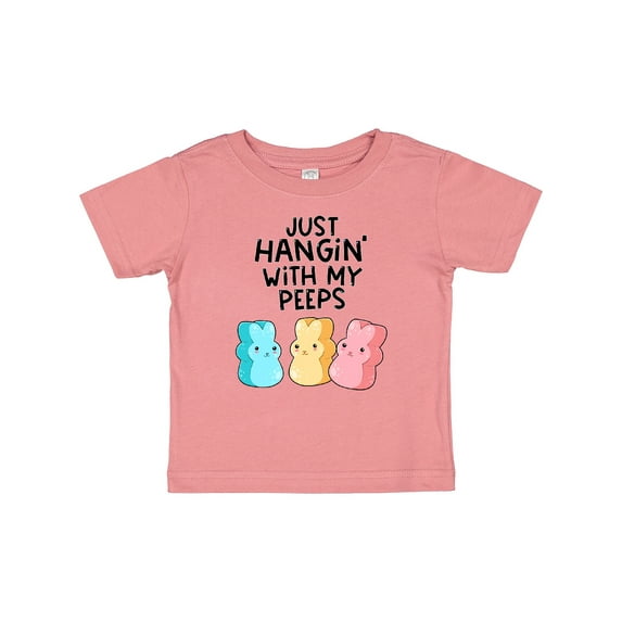 Inktastic Easter Just Hangin' with My Peeps Boys or Girls Baby T-Shirt