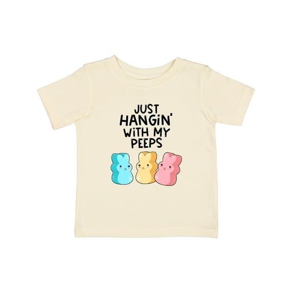 Inktastic Easter Just Hangin' with My Peeps Boys or Girls Baby T-Shirt