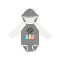 thumbnail image 1 of Inktastic Easter Just Hangin' with My Peeps Boys or Girls Long Sleeve Baby Bodysuit, 1 of 5