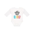 thumbnail image 1 of Inktastic Easter Just Hangin' with My Peeps Boys or Girls Long Sleeve Baby Bodysuit, 1 of 5