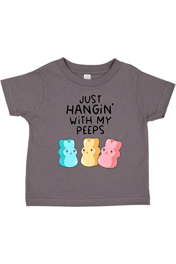 Easter Just Hangin' with My Peeps Boys or Girls Toddler T-Shirt