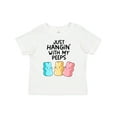 thumbnail image 1 of Inktastic Easter Just Hangin' with My Peeps Boys or Girls Toddler T-Shirt, 1 of 5