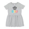 thumbnail image 1 of Inktastic Easter Just Hangin' with My Peeps Girls Toddler Dress, 1 of 5