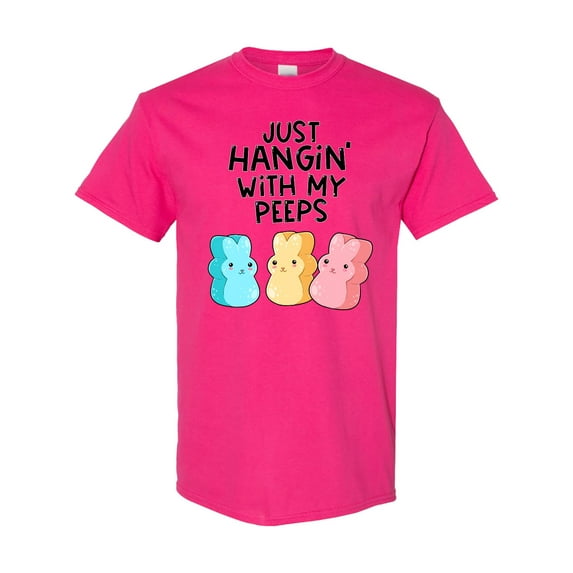 Inktastic Easter Just Hangin' with My Peeps T-Shirt