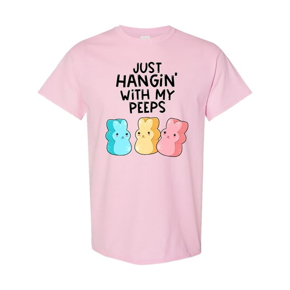 Inktastic Easter Just Hangin' with My Peeps T-Shirt