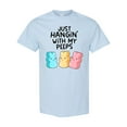 thumbnail image 1 of Inktastic Easter Just Hangin' with My Peeps T-Shirt, 1 of 5