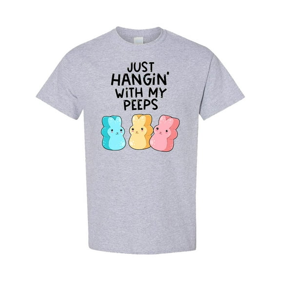 Inktastic Easter Just Hangin' with My Peeps T-Shirt