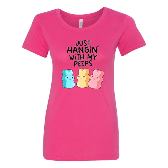 Inktastic Easter Just Hangin' with My Peeps Women's T-Shirt
