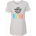 thumbnail image 1 of Inktastic Easter Just Hangin' with My Peeps Women's T-Shirt, 1 of 5