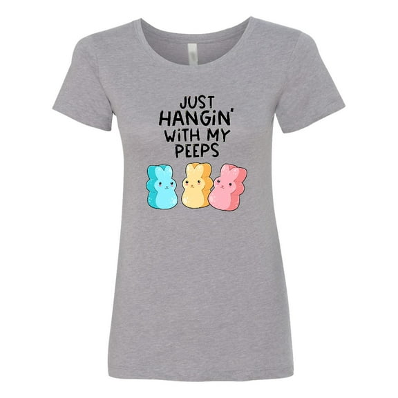 Inktastic Easter Just Hangin' with My Peeps Women's T-Shirt