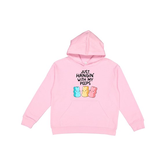 Inktastic Easter Just Hangin' with My Peeps Youth Hoodie Sweatshirt