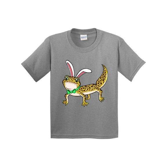 Inktastic Easter Leopard Gecko with Bunny Ears Youth T-Shirt