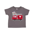 thumbnail image 1 of Inktastic Easter Red Firetruck with Pink Hearts Boys or Girls Toddler T-Shirt, 1 of 5