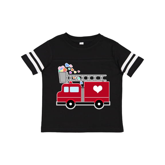 Inktastic Easter Red Firetruck with Pink Hearts Boys or Girls Toddler T-Shirt