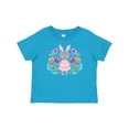 thumbnail image 1 of Inktastic Easter Scandinavian Bunny with Flowers Boys or Girls Baby T-Shirt, 1 of 5