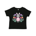 thumbnail image 1 of Inktastic Easter Scandinavian Bunny with Flowers Boys or Girls Toddler T-Shirt, 1 of 5