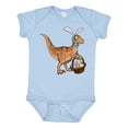 thumbnail image 1 of Inktastic Easter Velociraptor with Bunny Ears Boys or Girls Baby Bodysuit, 1 of 5